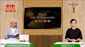 Gia đình cầu nguyện với Lời Chúa ngày 14-10-2020: thứ Tư tuần 28 mùa Thường niên (Lc 11, 42-46)