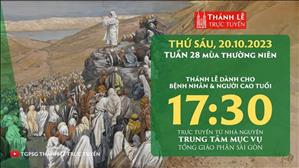 Thánh lễ trực tuyến | 17:30 | Thứ Sáu Tuần 28 Mùa Thường Niên | Ngày 20-10-2023 | TTMV TGPSG