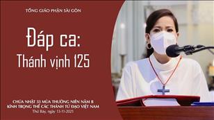 Chúa nhật 33 TN năm B - Đáp ca: Tv 125