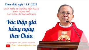 TGPSG Bài giảng: Thứ Năm tuần 31 mùa Thường niên ngày 3-11-2022 tại Nhà nguyện Trung tâm Mục vụ