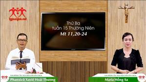 Gia đình cầu nguyện với Lời Chúa: Thứ Ba tuần 15 Thường Niên (Mt 11, 20-24)
