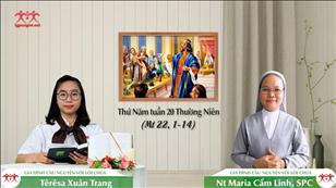 Tiệc cưới đã sẵn sàng - Thứ Năm tuần 20 mùa Thường niên (Mt 22, 1-14)