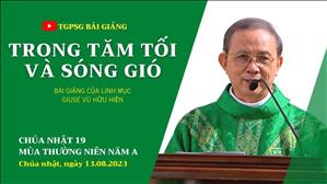 Trong tăm tối và sóng gió - Lm Giuse Vũ Hữu Hiền | CN 19 TN năm A