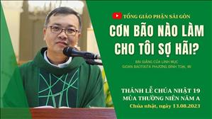 Cơn bão nào làm cho tôi sợ hãi? - Lm GB Phương Đình Toại, MI | CN 19 TN năm A