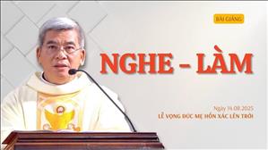 Nghe - Làm - Lm Giuse Hoàng Ngọc Dũng | Vọng Đức Mẹ Hồn Xác Lên Trời