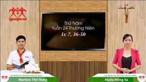 Gia đình cầu nguyện với Lời Chúa ngày 17-9-2020: thứ Năm tuần 24 mùa Thường niên (Lc 7, 36-50)