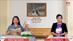 Gia đình cầu nguyện với Lời Chúa: Đức Mẹ Sầu Bi (Ga 19, 25-27)