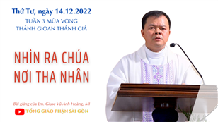 Nhìn ra Chúa nơi tha nhân - Lm. Giuse Vũ Anh Hoàng, MI | Thứ Tư tuần 3 mùa Vọng