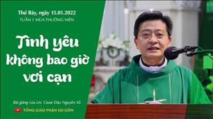 TGPSG Bài giảng: Thứ Bảy tuần 1 TN lúc 5:30 ngày 15-1-2022 tại Nhà thờ Chính tòa Đức Bà