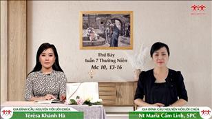 Gia đình cầu nguyện với Lời Chúa ngày 26-2-2022: Thứ Bảy tuần 7 mùa Thường niên (Mc 10, 13-16)