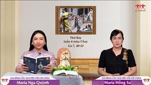 Tiếng Nói Lương Tri - Thứ Bảy tuần IV mùa Chay (Ga 7, 40-53)
