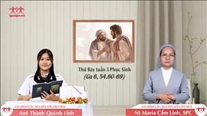 Anh em cũng muốn bỏ đi sao? - Thứ Bảy tuần 3 Phục sinh (Ga 6, 54.60-69)