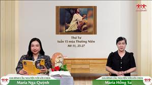 Chúa Nâng Cao Người Khiêm Nhường - Thứ Tư tuần XV Thường niên (Mt 11, 25-27)