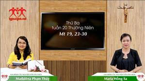 Gia đình cầu nguyện với Lời Chúa: Thứ Ba tuần 20 Thường Niên (Mt 19, 23-30)