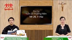 Gia đình cầu nguyện với Lời Chúa: Thứ Tư tuần 20 Thường Niên (Mt 20, 1-16a)