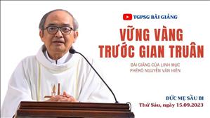 Vững vàng trước gian truân - Lm Phêrô Nguyễn Văn Hiền | Đức Mẹ Sầu Bi