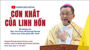 Cơn khát của linh hồn - ĐGM Giuse Đỗ Quang Khang | Kính thánh Têrêsa Avila