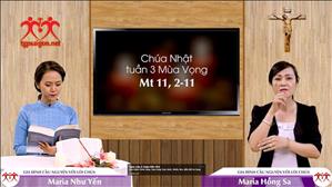 Gia đình cầu nguyện với Lời Chúa: Chúa Nhật tuần 3 Mùa Vọng (Mt 11, 2-11)