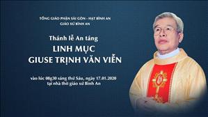Trực tuyến: Thánh lễ An táng Linh mục Giuse Trịnh Văn Viễn