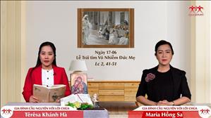 Gia đình cầu nguyện với Lời Chúa: Lễ Trái tim Vô Nhiễm Đức Mẹ (Lc 2, 41-51)