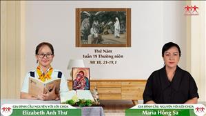 Gia đình cầu nguyện với Lời Chúa: Thứ Năm tuần 19 Thường niên (Mt 18, 21-19,1)