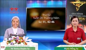 3 phút Gia đình cầu nguyện với Lời Chúa: Thứ Tư tuần 28 Thường Niên (Lc 11, 42-46)