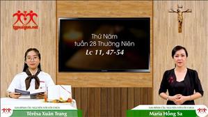 Gia đình cầu nguyện với Lời Chúa ngày 15-10-2020: thứ Năm tuần 28 mùa Thường niên (Lc 11, 47-54)