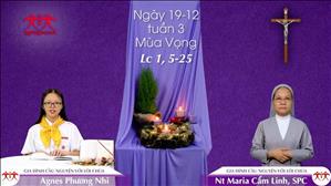 Gia đình cầu nguyện với Lời Chúa ngày 19-12-2020: Chuẩn Bị Sẵn Sàng - Thứ Bảy tuần 3 mùa Vọng (Lc 1, 5-25)