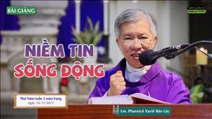TGPSG Bài giảng: Thứ Năm tuần 3 MV lúc 5:30 ngày 16-12-2021 tại Nhà thờ Chính tòa Đức Bà