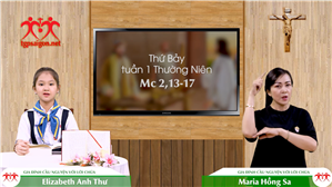 Gia đình cầu nguyện với Lời Chúa: Thứ Bảy tuần 1 Thường Niên (Mc 2, 13-17)
