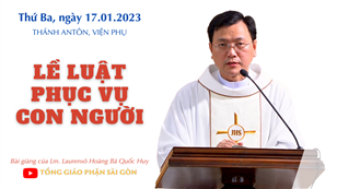 Lề luật phục vụ con người - Lm. Laurensô Hoàng Bá Quốc Huy | Thứ Ba tuần 2 TN