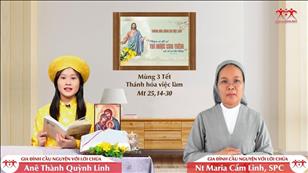 Gia đình cầu nguyện với Lời Chúa: Mùng 3 Tết (Mc 3, 31-35)