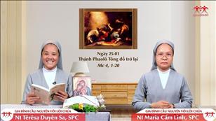 Gia đình cầu nguyện với Lời Chúa: Thánh Phaolô Tông đồ trở lại (Mc 4, 1-20)