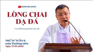 Lòng chai dạ đá - Lm GB Phương Đình Toại, MI | Thứ Tư tuần II TN