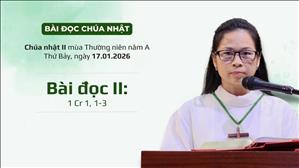 Bài đọc II: 1 Cr 1, 1-3 | CN II TN năm A