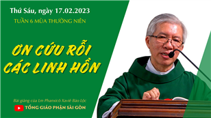 Ơn cứu rỗi các linh hồn - Lm Phanxicô Xaviê Bảo Lộc | Thứ Sáu tuần 6 TN