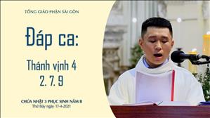 CN 3 PS năm B - Đáp ca: Tv 4, 2. 7. 9