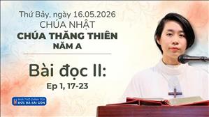 Bài đọc II: Ep 1, 17-23 | Chúa nhật Chúa Thăng Thiên năm A