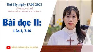 Bài đọc II: 1 Ga 4, 7-16 - KTT Thánh Tâm Chúa Giêsu