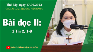 CN 25 TN năm C - Bài đọc II: 1 Tm 2, 1-8