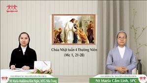 Gia đình cầu nguyện với Lời Chúa ngày 31-1-2021: Chúa nhật 4 mùa Thường niên năm B (Mc 1, 21-28)