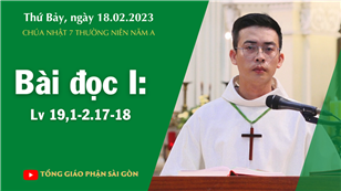 CN 7 TN A - Bài đọc I: Lv 19, 1-2. 17-18
