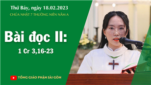 CN 7 TN A - Bài đọc II: 1 Cr 3, 16-23