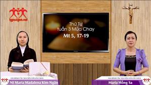 Gia đình cầu nguyện với Lời Chúa: Thứ Tư tuần 3 Mùa Chay (Mt 5, 17-19)