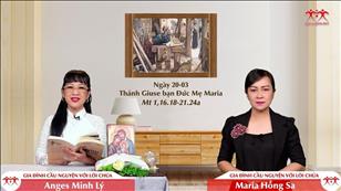 Gia đình cầu nguyện với Lời Chúa: Thánh Giuse bạn Đức Mẹ Maria