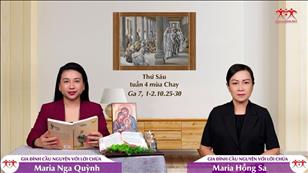 Gia đình cầu nguyện với Lời Chúa: Thứ Sáu tuần 4 mùa Chay (Ga 7, 1-2.10.25-30)