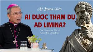 Ai được tham dự Ad Limina 2026? - Đức Giám mục Phụ tá Giuse Bùi Công Trác