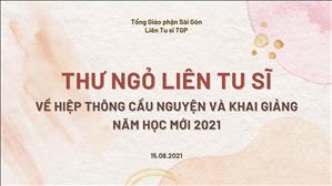 Thư ngỏ Liên Tu sĩ về hiệp thông cầu nguyện và khai giảng năm học mới 2021