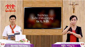 Gia đình cầu nguyện với Lời Chúa: Thứ Năm tuần 3 Mùa Vọng (Lc 1, 5-25)
