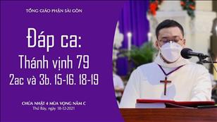 CN 4 MV - Đáp ca: Tv 79, 2ac và 3b. 15-16. 18-19